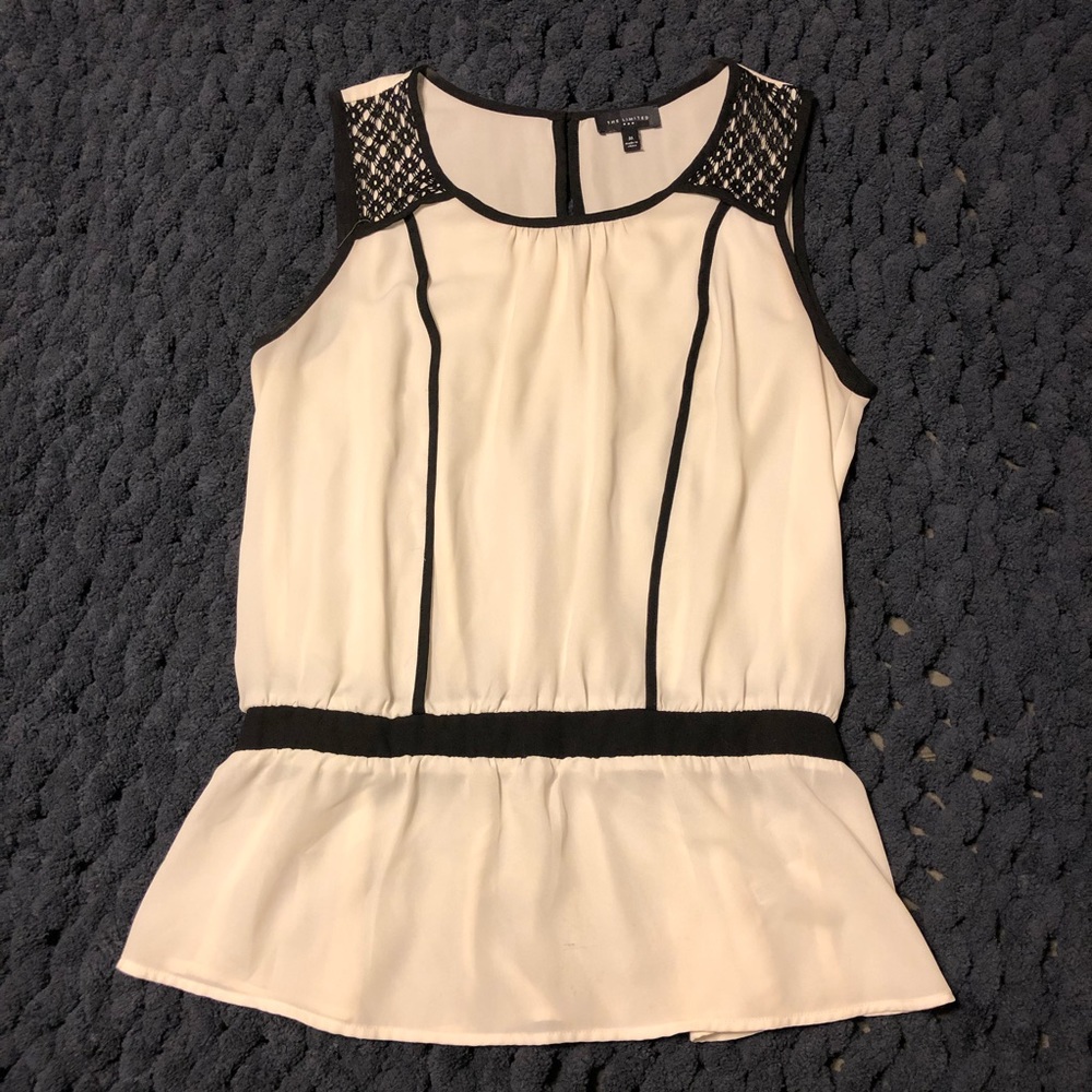 Beautiful black and cream blouse